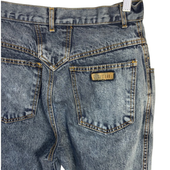 Vtg Ps Gitano Womens Jeans sz 6 High Rise Acid Wash Denim Barrel Tappered 90s - Picture 4 of 6